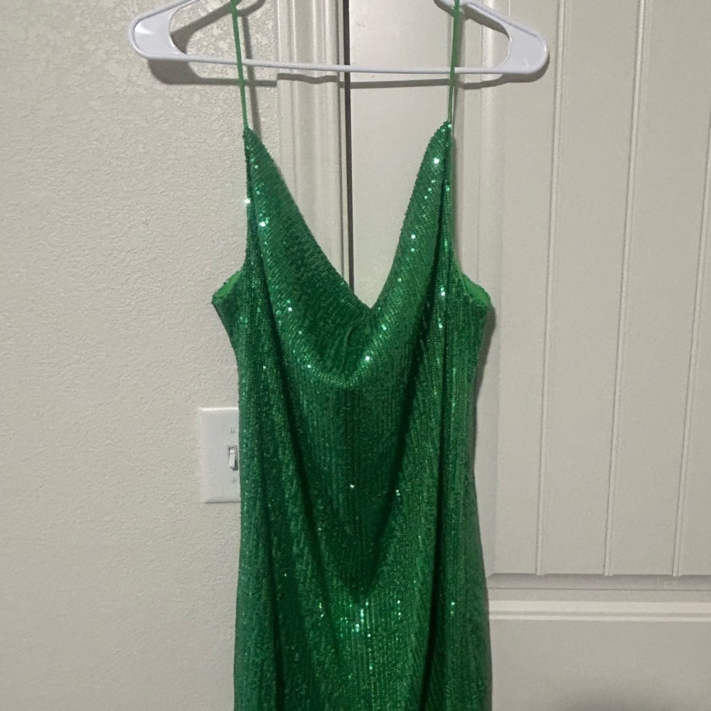 Green Sequin Dress